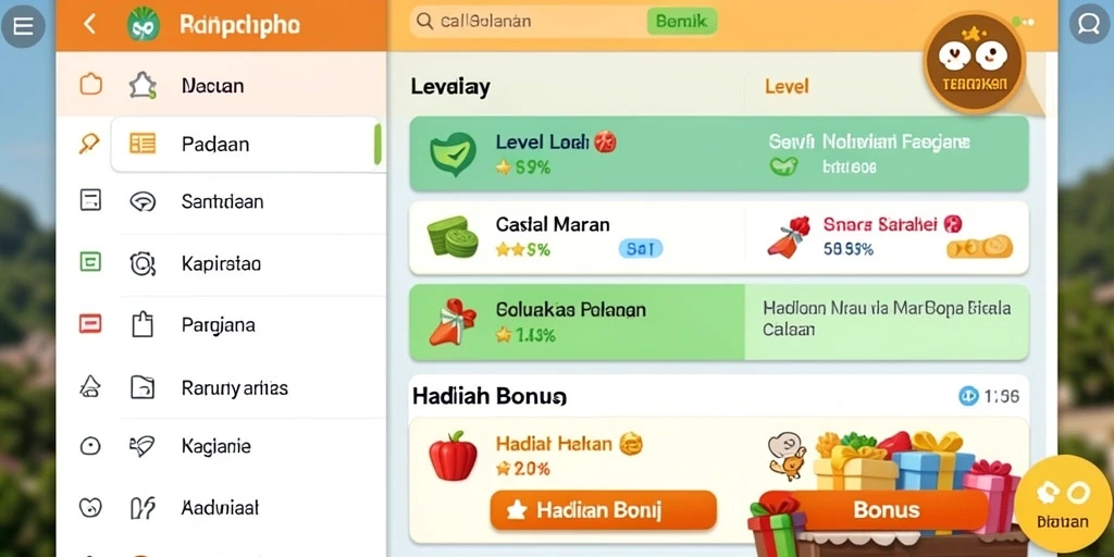 Fitur sosial untuk berinteraksi dengan pemain lain.