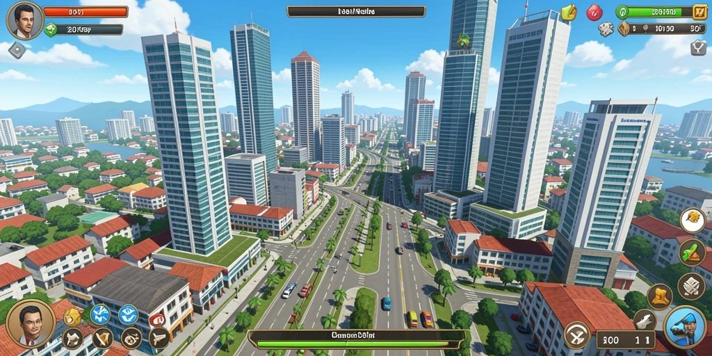 Screenshot memperlihatkan peta pulau yang menantang.