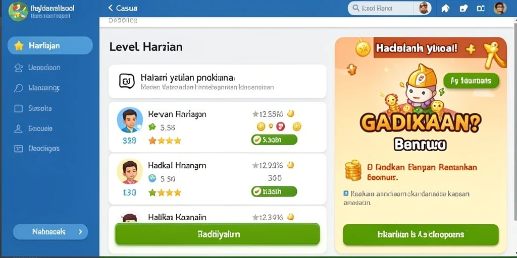 Kompetisi online yang memungkinkan interaksi antar pemain.